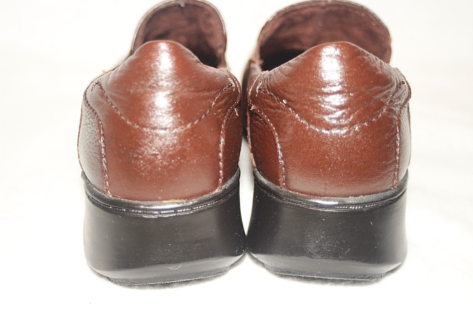COBBIE CUDDLERS Loafers Brown Leather Comfy Low Heel Shoes