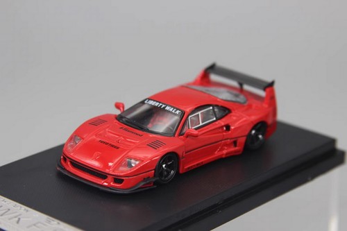 Street Weapon 1/64 Scale Ferrari F40 LBWK Red Diecast Car