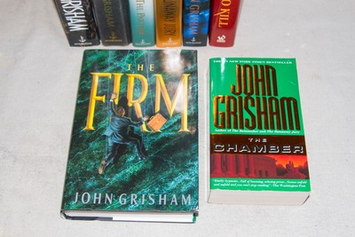 ?? JOHN GRISHAM - Lot of 8 BOOKS ?? - The Firm - A Time to Kill - The Partner