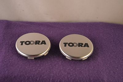 Toora Silver Custom Wheel Center Cap Set of Two (2) pn: T14A