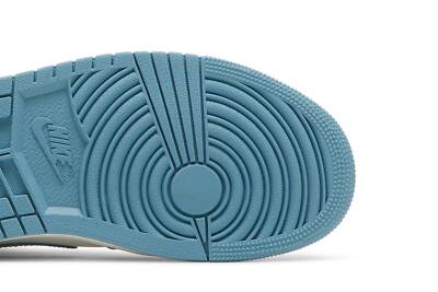 Pre-owned Jordan Air  Wmns Air  1 Mid 'university Blue' Bq6472-141 In Sail/sail/worn Blue