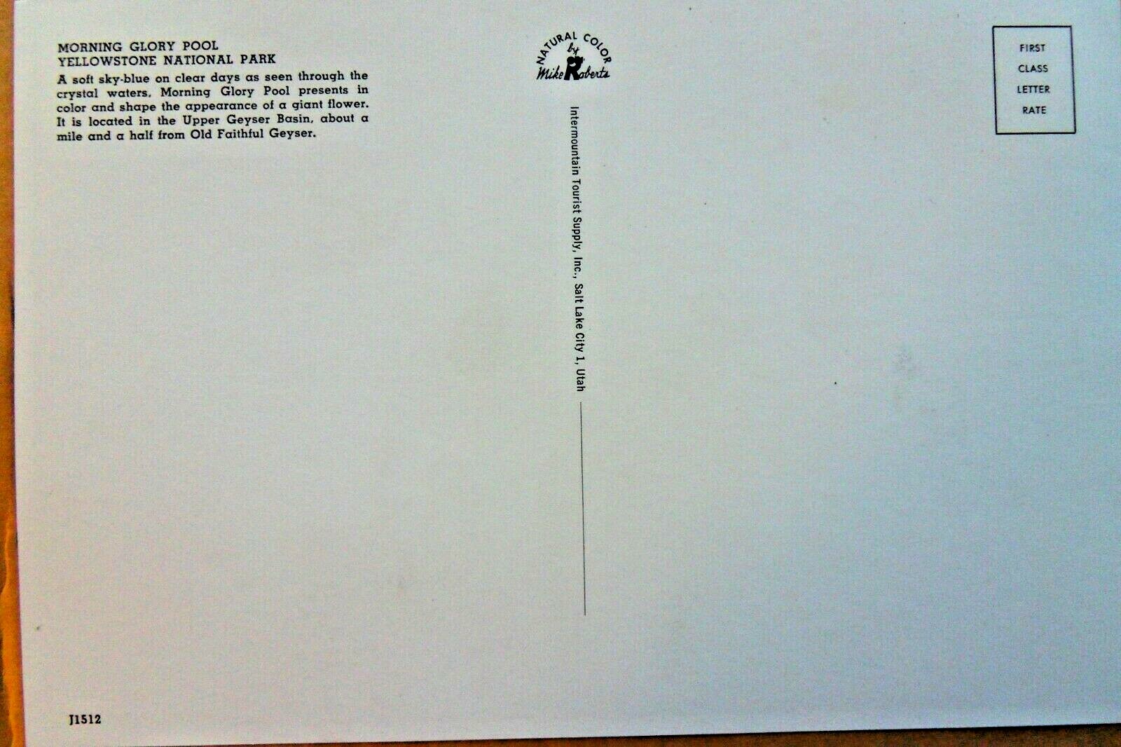 Yellowstone National Park Morning Glory Pool  WY 9