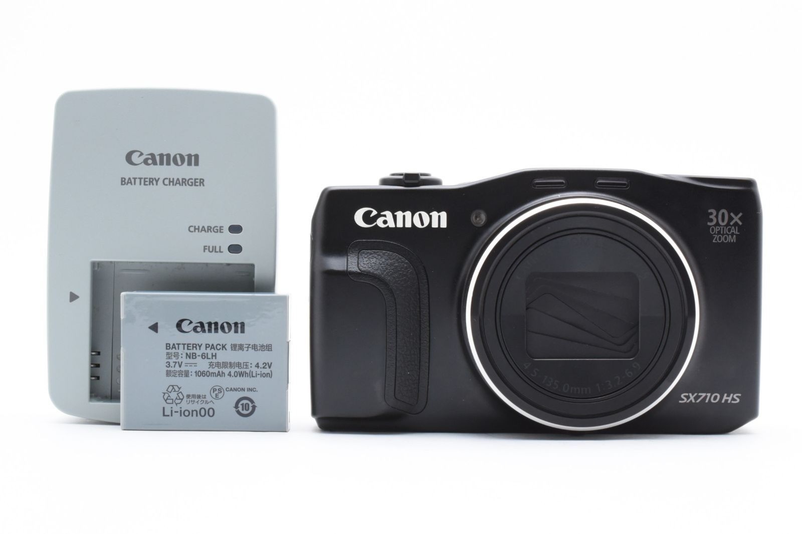 【極美品】Canon キヤノン PowerShot SX710 HS 黒 Canon PowerShot SX710 Black with Case