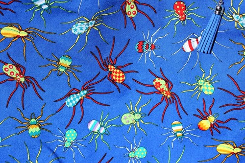 Multicolored Spider Tote Bag, Groceries, books, gym, overnight, diaper