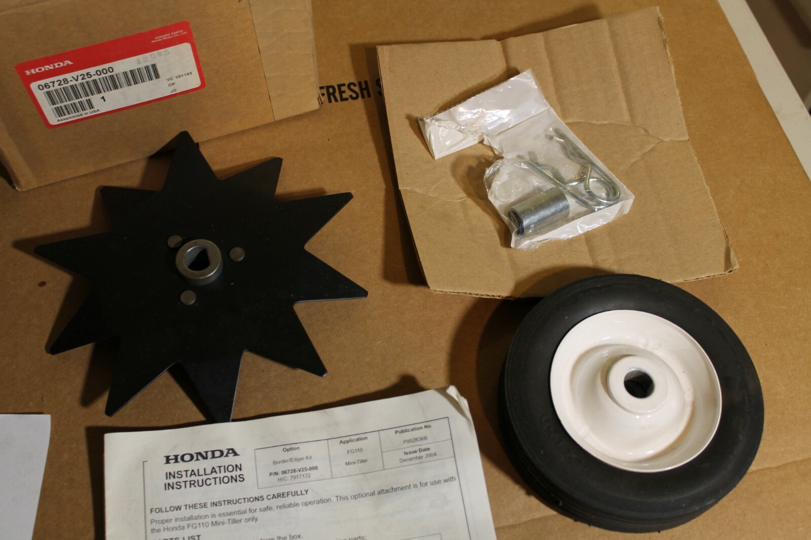 Honda 06728-V25-000 Edger Kit for the FG11- Mini-Tiller