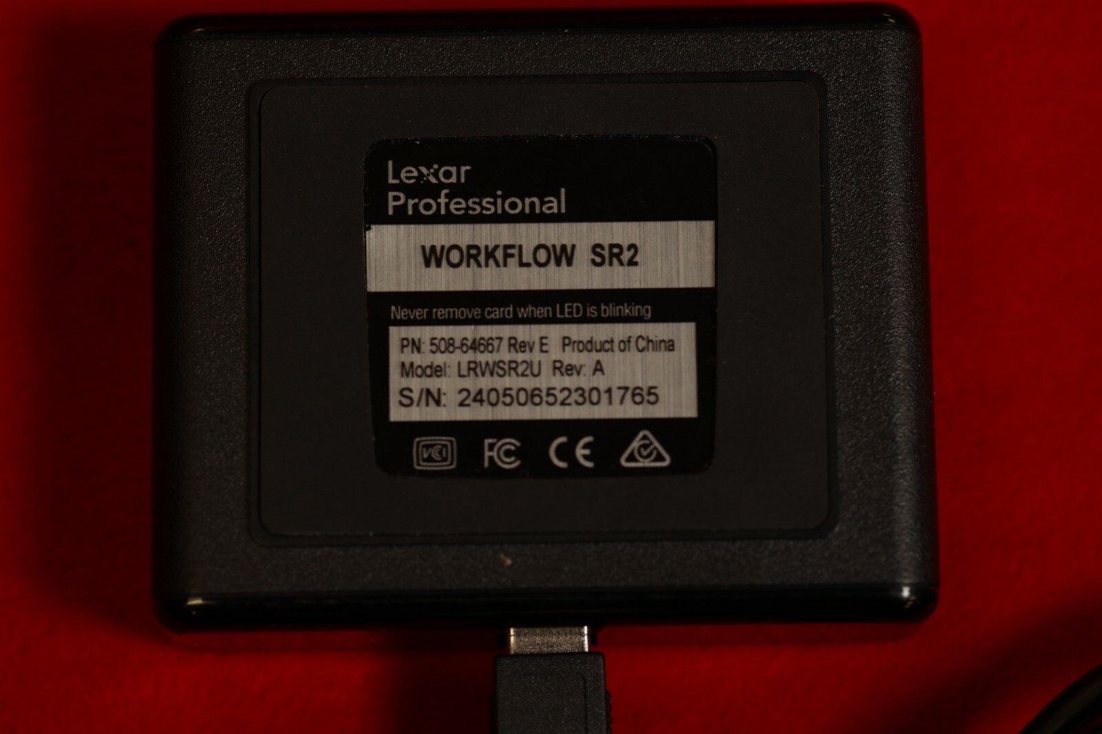 Lexar Professional Workflow SR2 SDHC/SDXC UHS-II USB 3.0 Card Reader