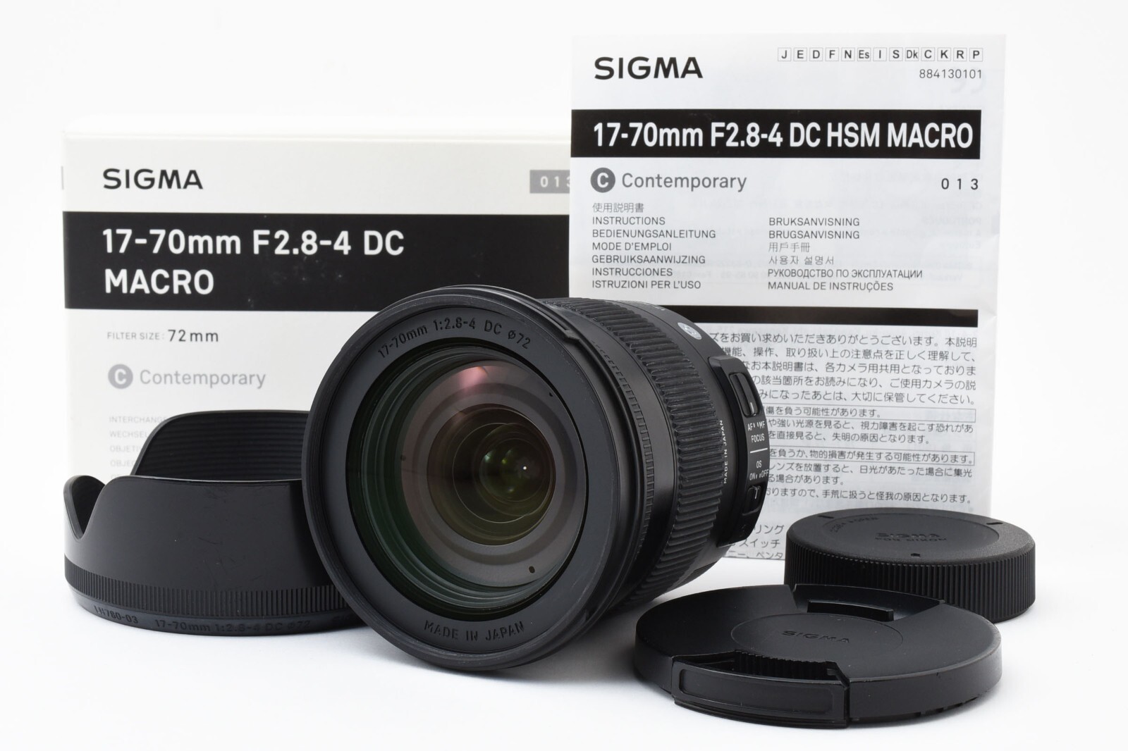 Sigma DC 17-70mm F/2.8-4 OS HSM Macro C Lens w/Box For Nikon Sigma DC 17-70mm F/2.8-4 OS HSM Macro C Lens w/Box For Nikon