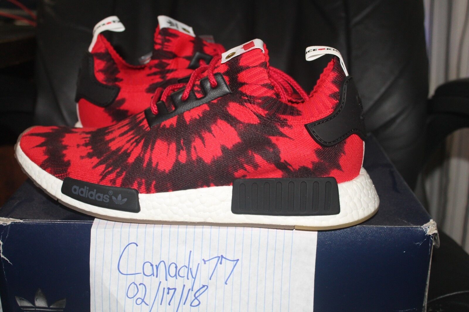 Adidas x Nice Kicks NMD R1 PK Spiderman US 12 DS AQ4791 i ii Adidas x Nice Kicks NMD R1 PK Spiderman US 12 DS AQ4791 i ii