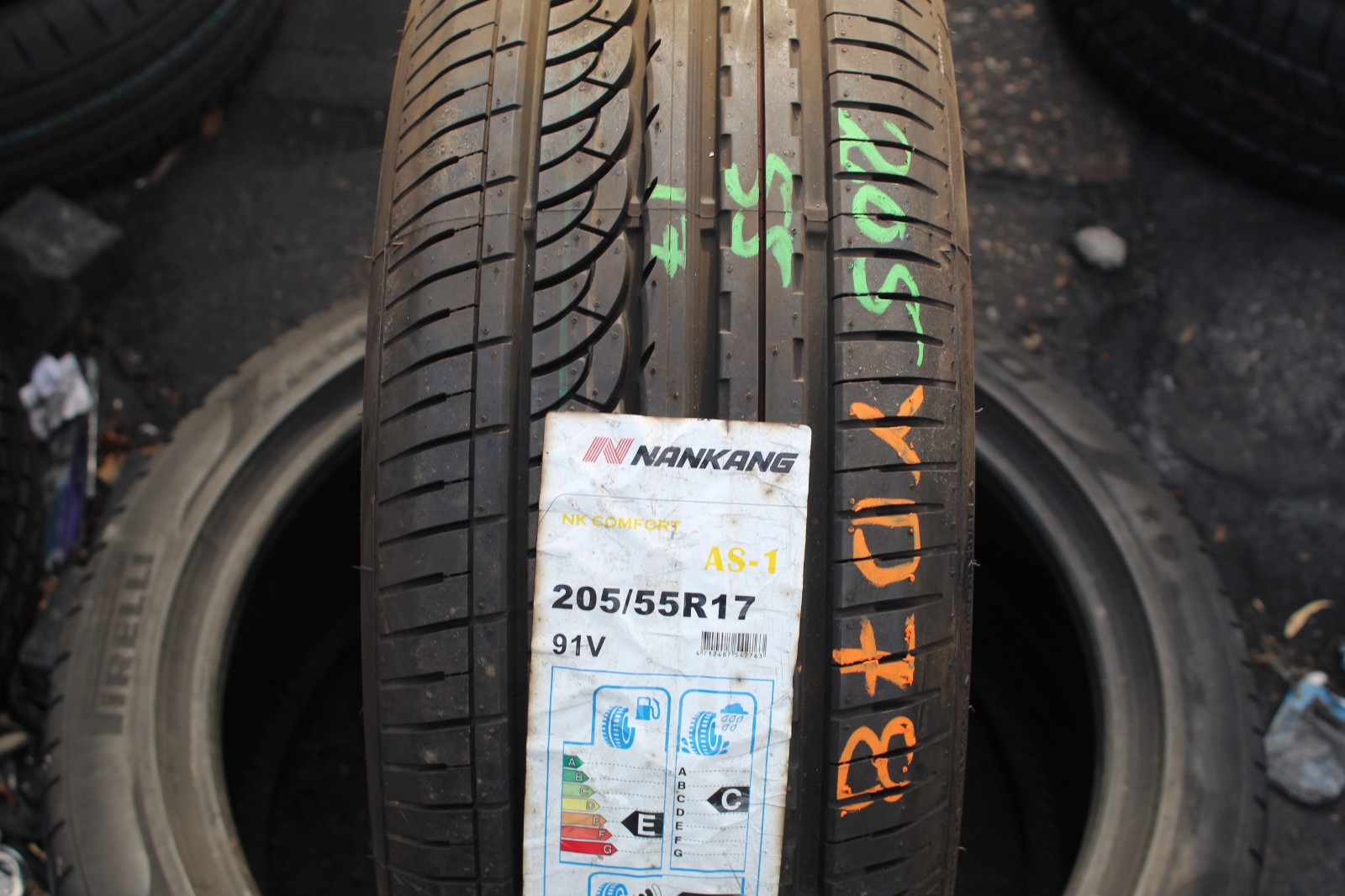 New 205 55 17 Nankang, AS-1, 91V, x1 Single Tyre (F1_tyres) YD078
