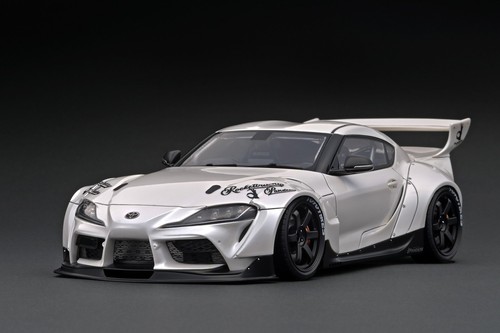 1:18 Toyota Supra (A90) PANDEM -- Pearl White -- Ignition 1:18 Toyota Supra (A90) PANDEM -- Pearl White -- Ignition