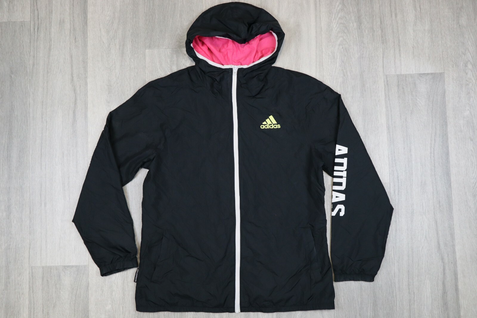 adidas black tracksuit jacket