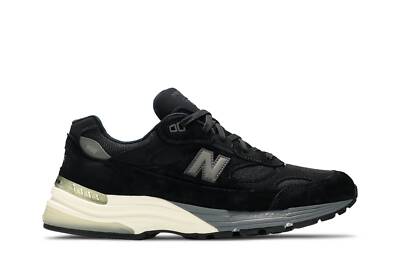 New Balance 992 Made in USA 'Black Grey' M992BL | eBay