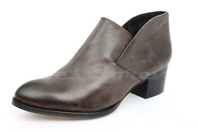 Womens CHIO Grey Leather Ankle Boots Sz. 36