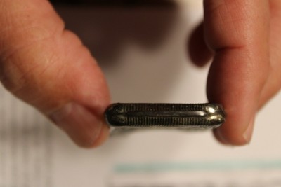 Antique Sterling Silver Match Safe Floral Design