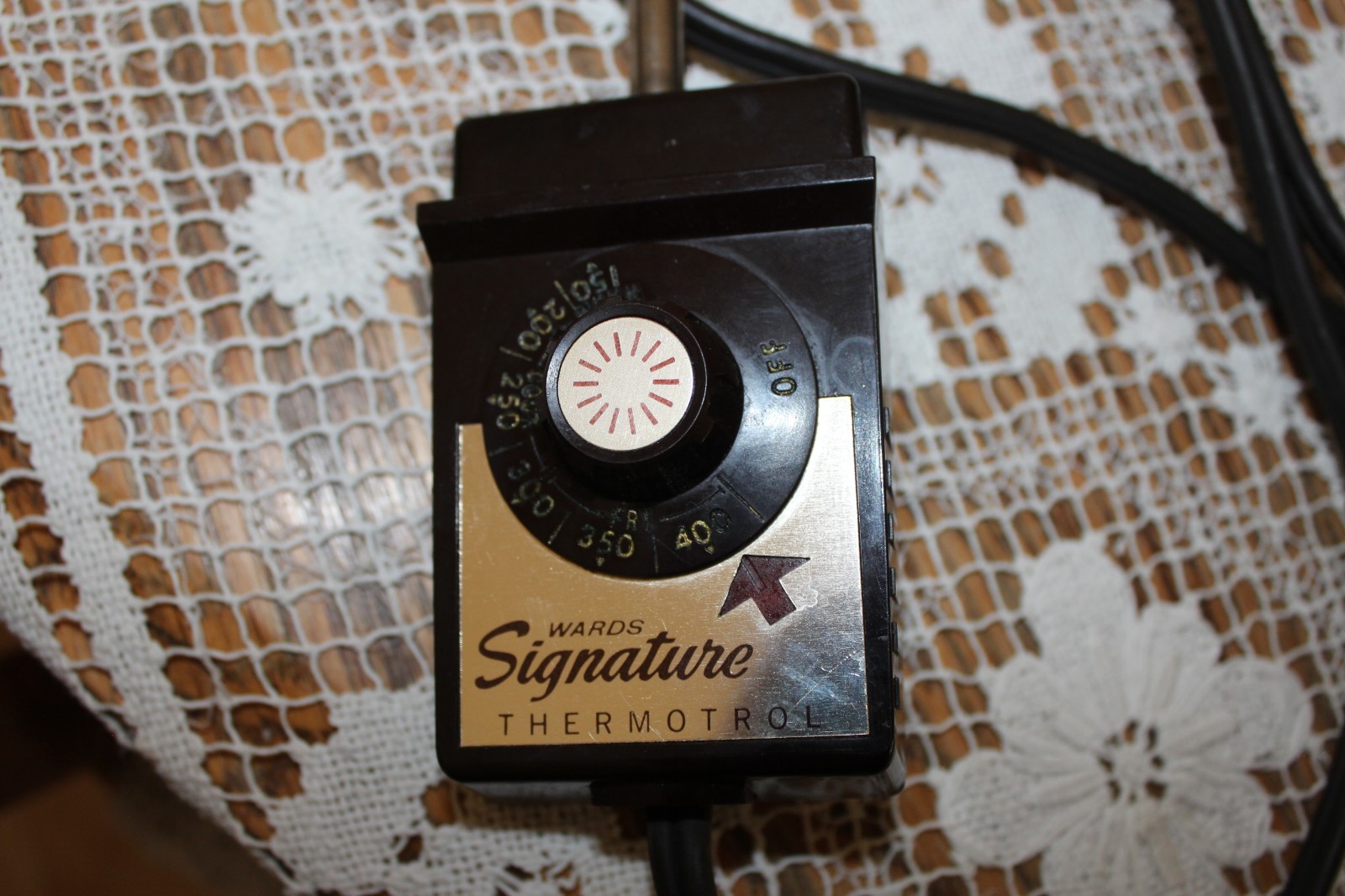 Vintage Montgomery Wards Signature Electric Heavy Aluminum Griddle #S31