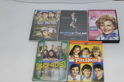 TV Series Scrubs, Full House, White Collar, The Rat Catrol, & More DVD Lot of 5