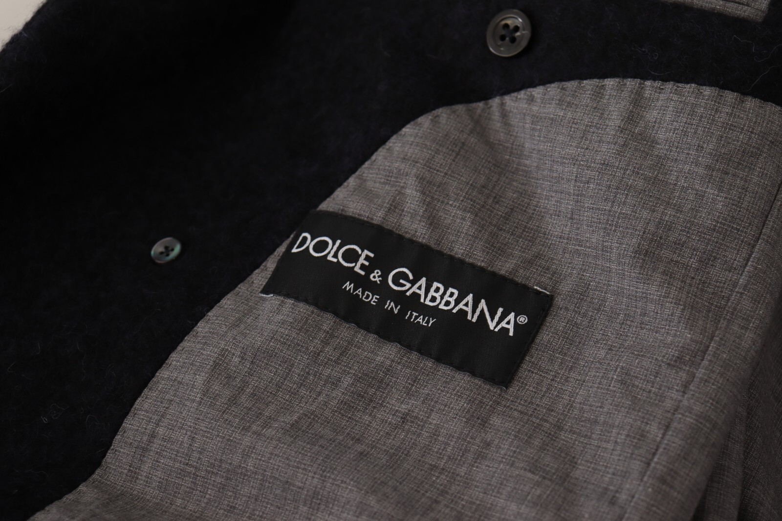 Pre-owned Dolce & Gabbana Jacket Gray Alpaca Button Down Men Coat It48 / Us38 /m Rrp $2600