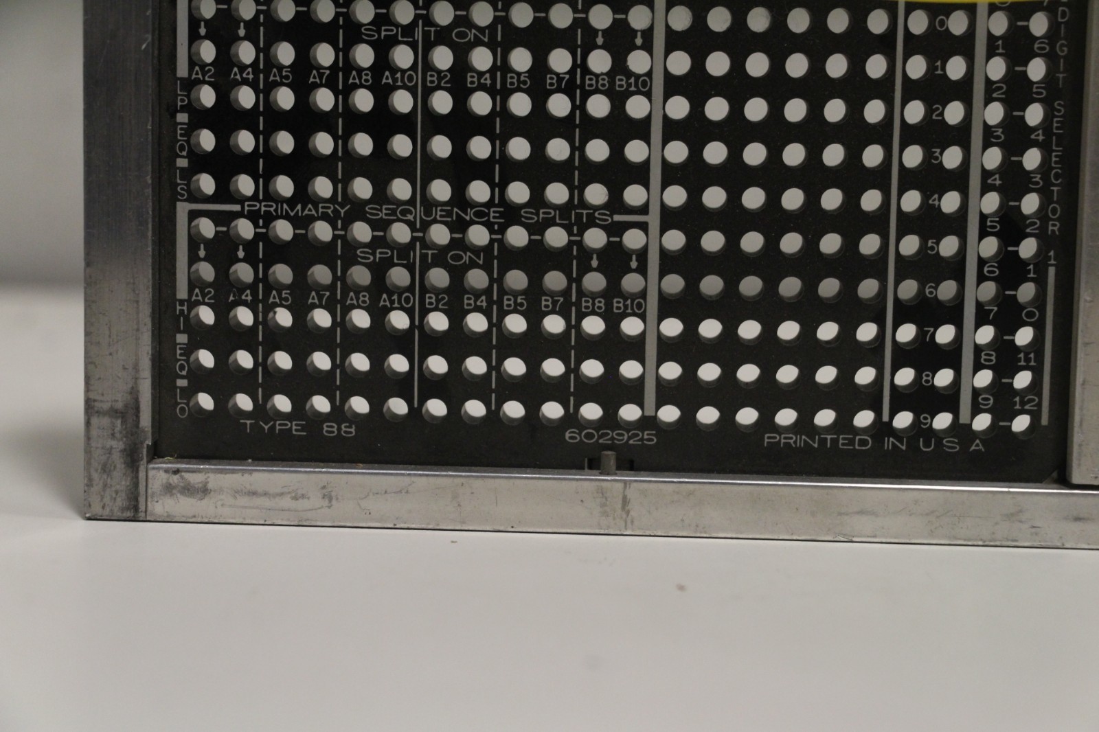 IBM Type 88 Patch Panel Numeric Collator w/Leads #1