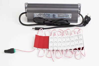 24v Brightest Storefront LED Window Light module Z3030 + Track + power