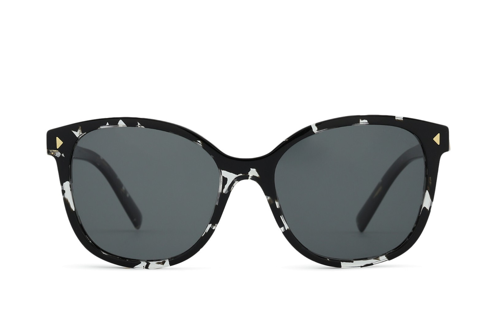 Pre-owned Prada Brand 2024  Women Sunglasses Pr 22zs 15s-5z1 Authentic Italy Frame Case In Gray