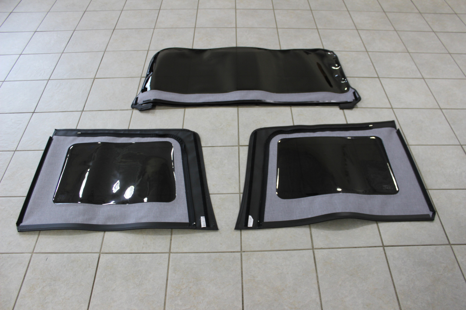 20112018 Jeep Wrangler JK 4 Door Soft Top Tinted Window Kit Set Of 3
