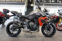 Triumph Tiger Sport 660, 2026, Silver Ice/ Orange. IN STOCK NOW Only £9445. 