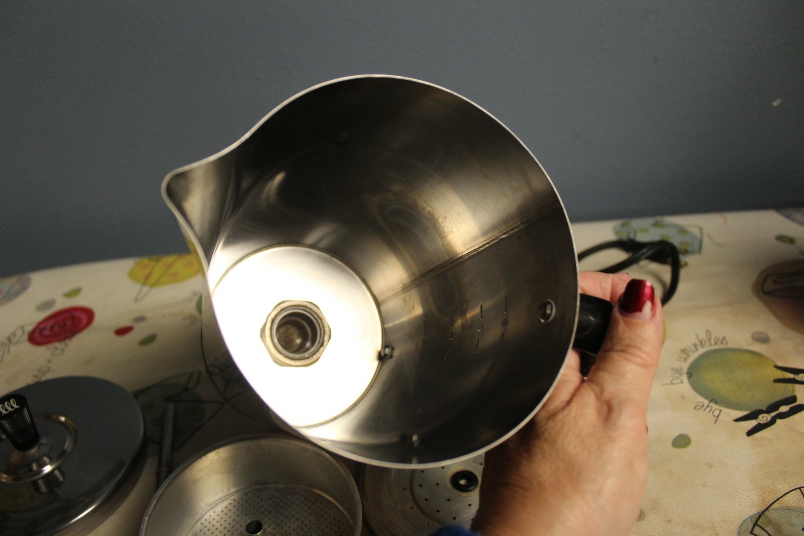 Vintage Toastmaster Percolator Coffee Pot Maker Chrome Model 501-WORKING-EX COND