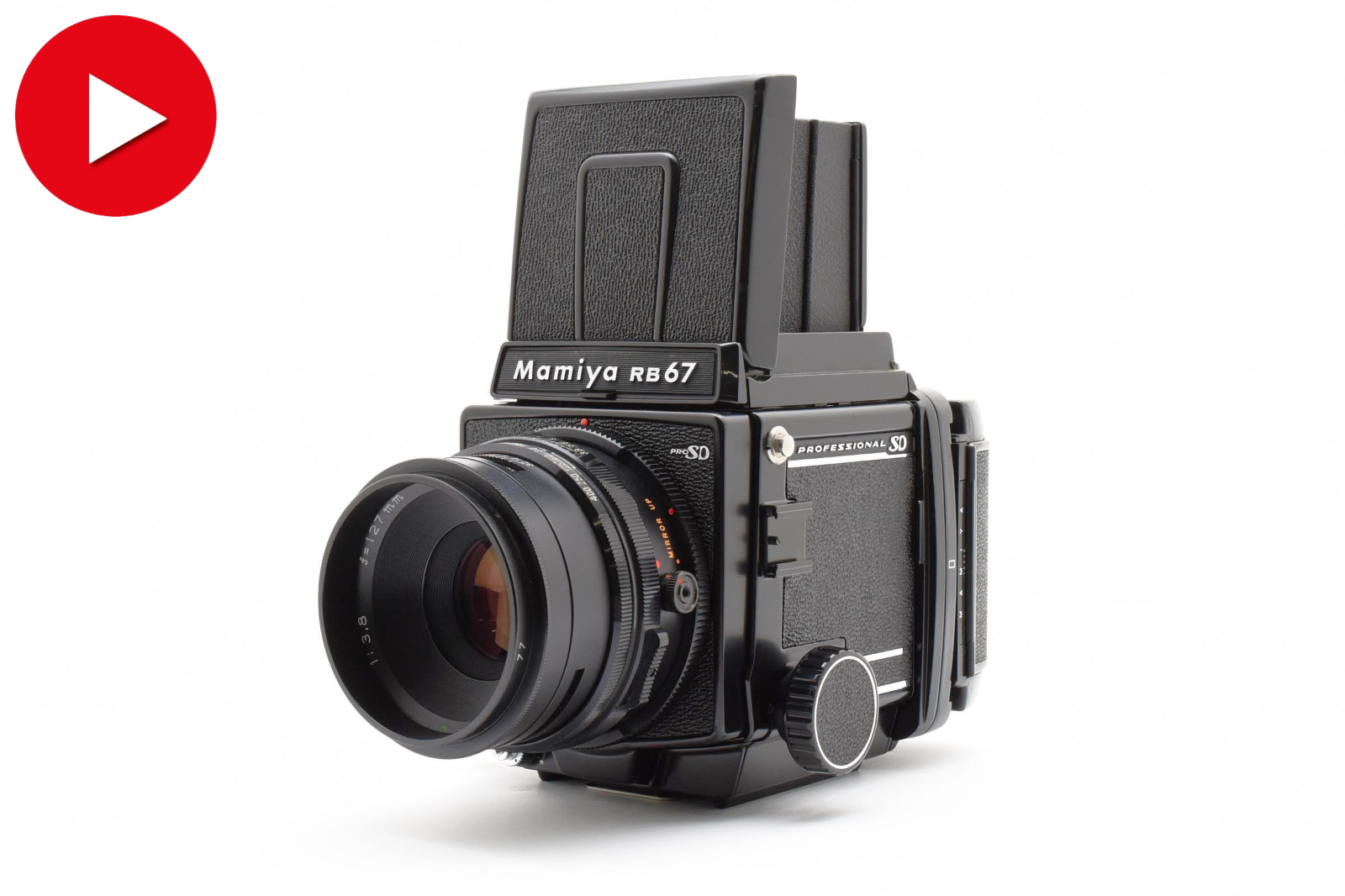 Mamiyaマミヤ RB67 PRO S SekorーC 127mm/65mm Near MINT+ ] Mamiya RB67 Pro SD Sekor C 127mm f3.8 120 PRO S