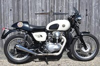 Kawasaki W650 Cafe Racer (Sports ‘pipes, Drop bars, Seat hump) 2005 *WITH VIDEO*
