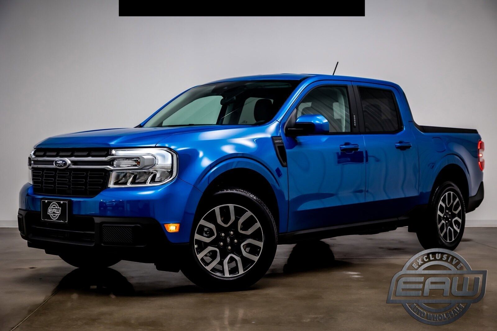 2022 Ford Maverick Lariat 48 Miles Velocity Blue Metallic Crew Cab