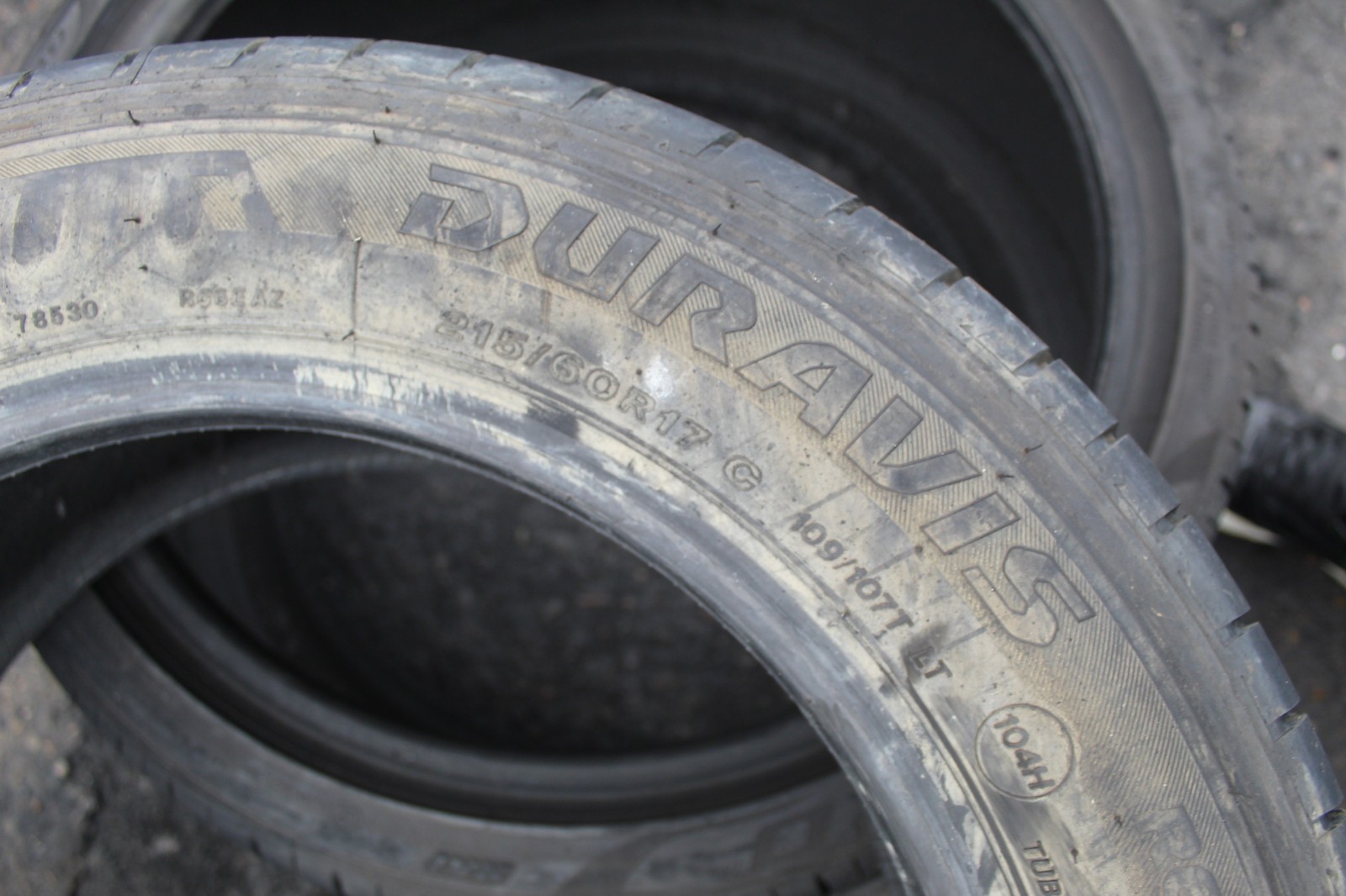 New 215 60 17C Bridgestone, Duravis, 109/107T x1 Single Tyre (F1_tyres) L3664
