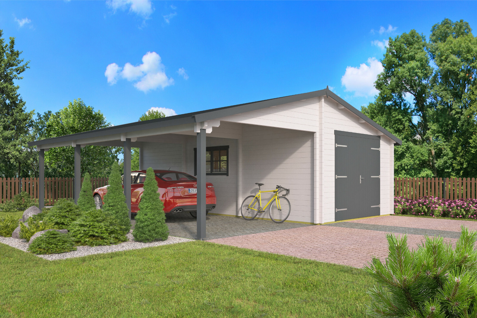 Fachwerk Carports Holzgaragen Als Individueller Bausatz