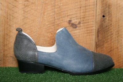 SOL SANA x Free People 'Schuylar' Blue Leather Boot Flats EUR 37 | Approx. US 7