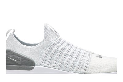 Pre-owned Nike Wmns React Phantom Run Flyknit 2 'true White Silver' Cj0280-100