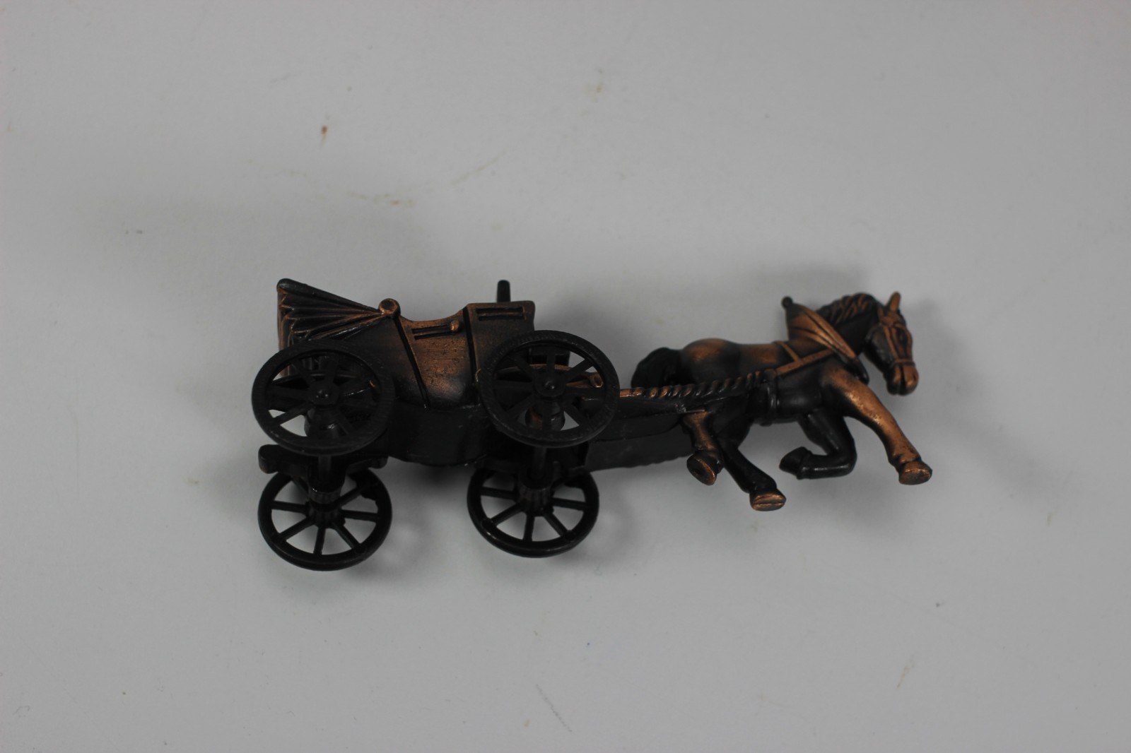 Vintage Antique Finish Horse & Carriage Die Cast Toy/Pencil Sharpener No. 9787