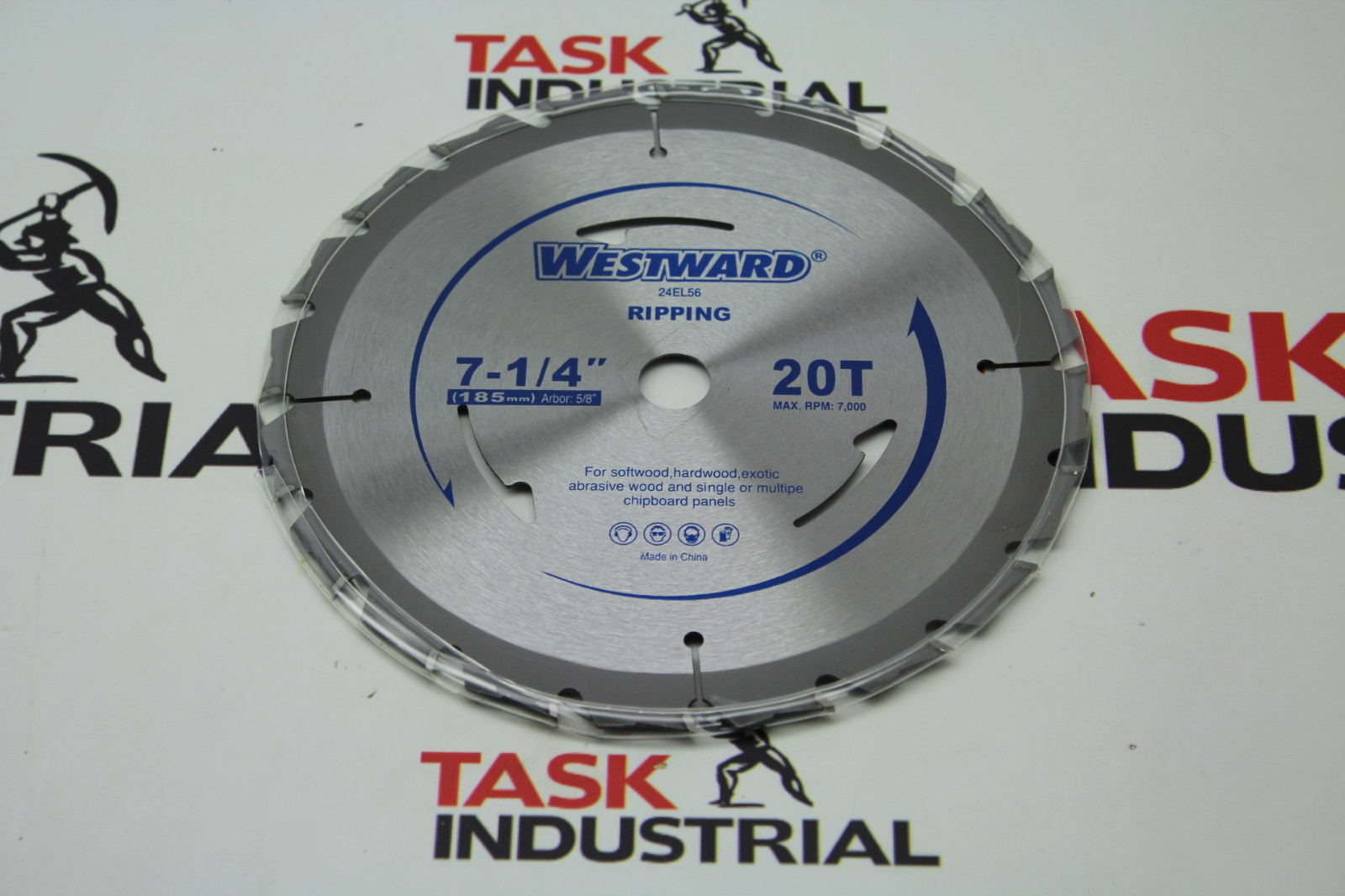 Westward T.C.T. Circular Saw Blade 7-1/4