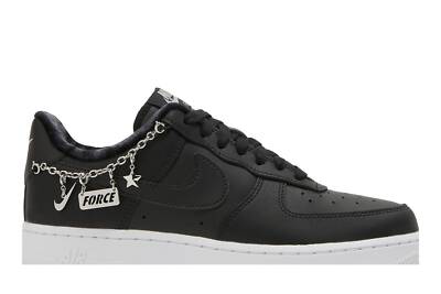 Pre-owned Nike Wmns Air Force 1 '07 Lx 'lucky Charms - Black' Dd1525-001 In Black/white