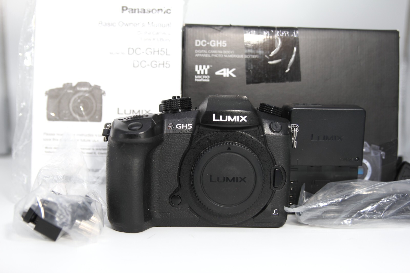 Panasonic LUMIX DC-GH5 20.3 MP Digital Camera 4K Body Low