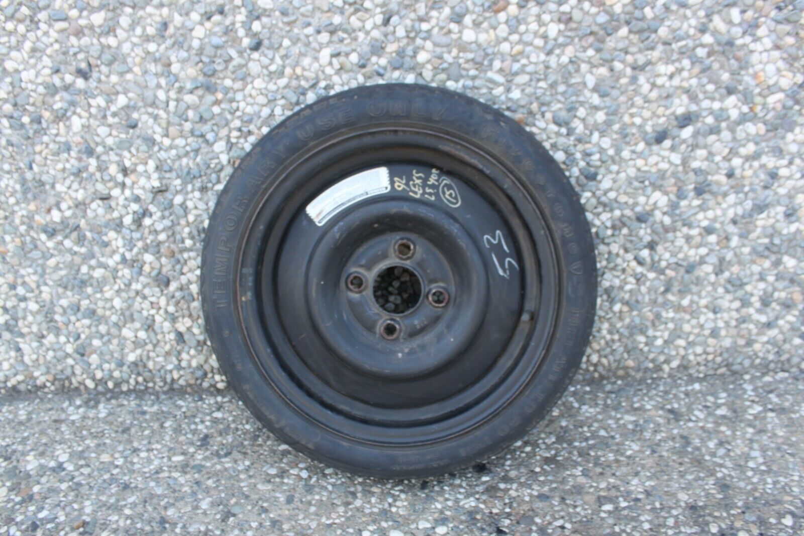 1990 91 92 93 1994 Lexus LS400 LS-400 Spare Tire Wheel Rim