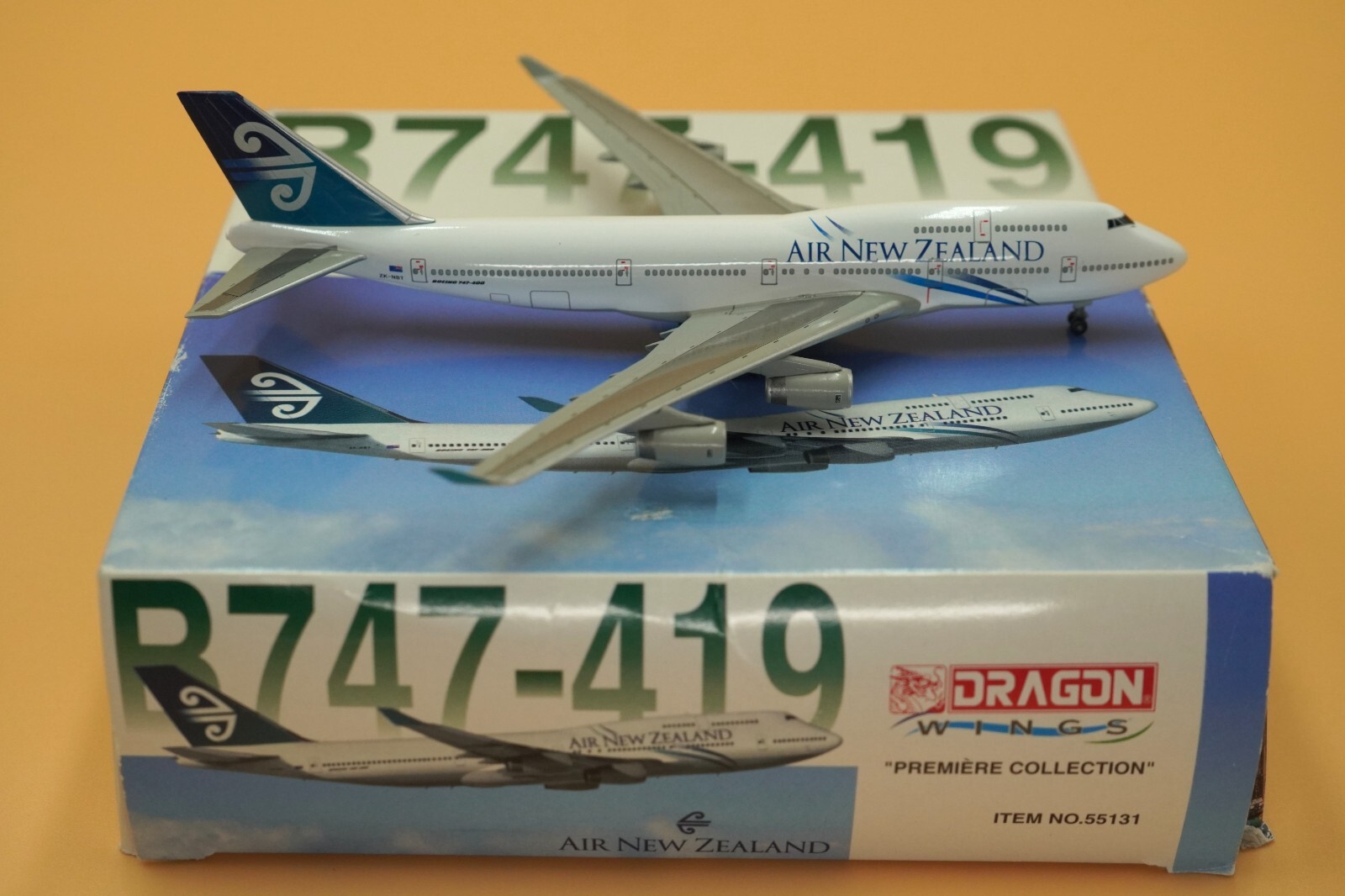 AIR NEWZEALAND B747-419 1/400 特別塗装機 AIR NEWZEALAND B747-419 1/400 特別塗装機 おもちゃ・ホビー