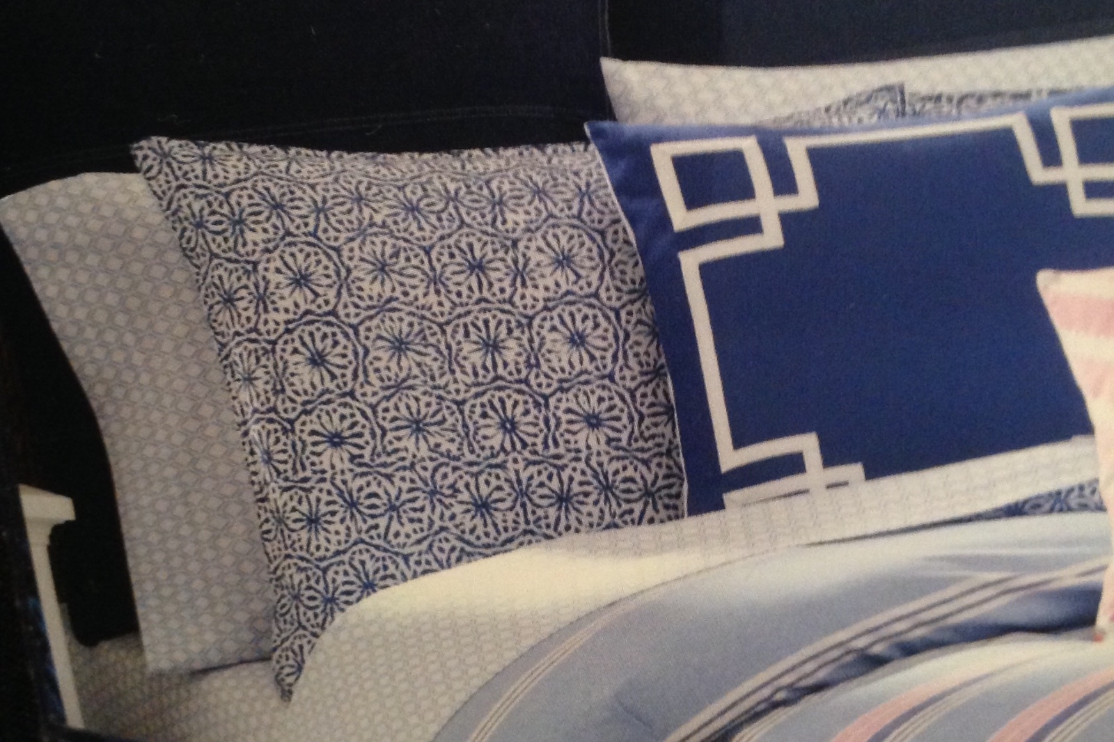 Nautica Destin  3pc Comforter Set FULL QUEEN Stripe Blue Pink White  NEW Beach