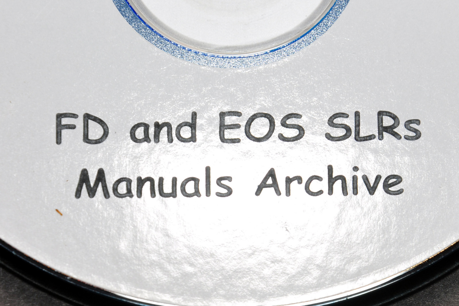 Canon Camera FD & EOS Owner's Manuals on CD