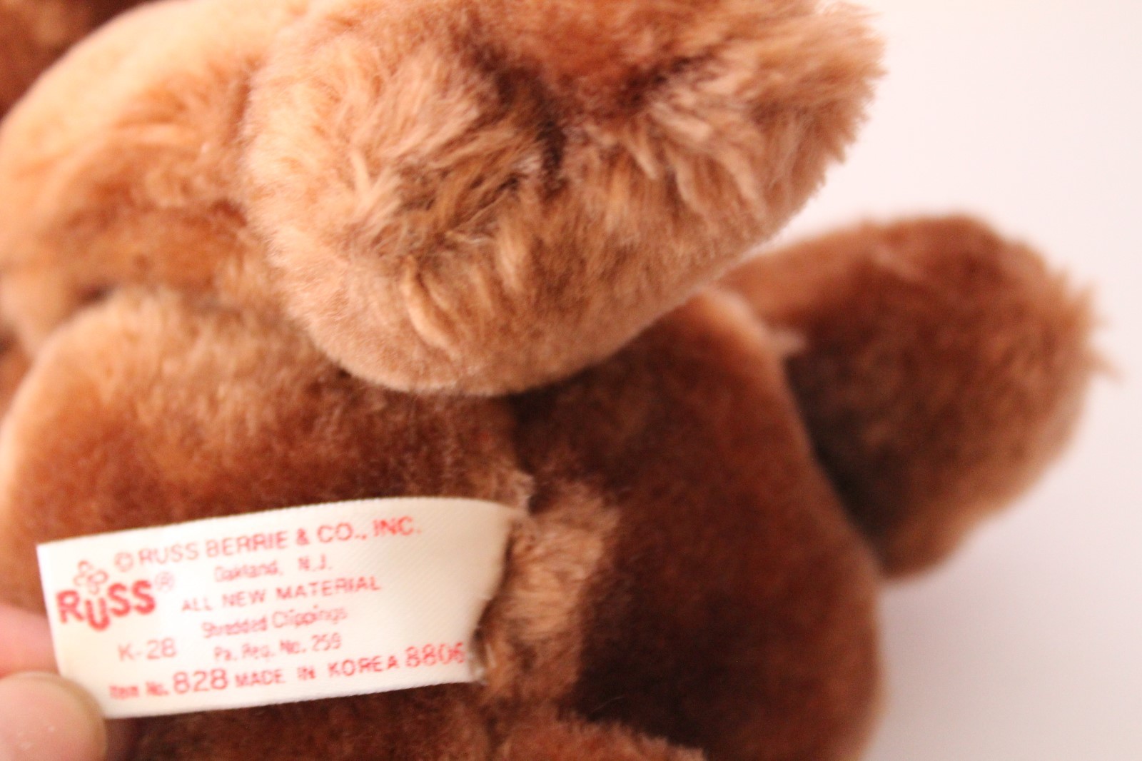 plush vintage russ berrie plush  reindeer  10