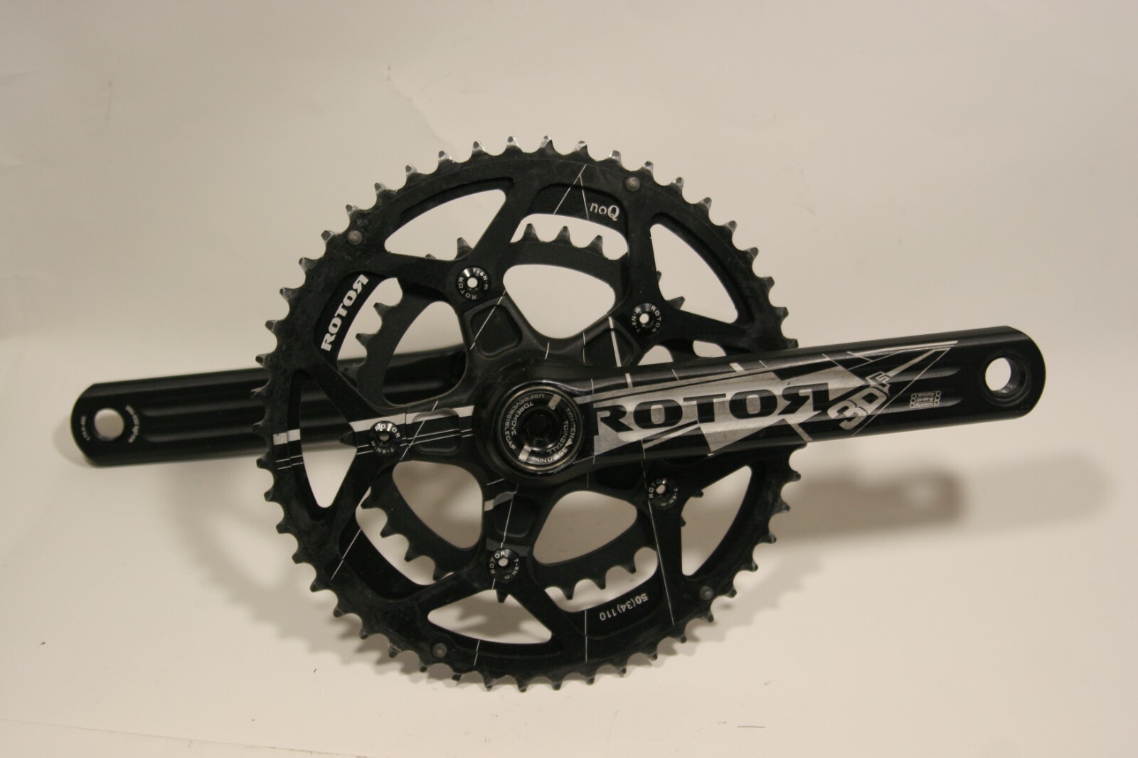 Rotor 3DF Alloy Crankset noQ 50/34t Rings 110bcd 170 MM M30 Rotor 3DF Alloy Crankset noQ 50/34t Rings 110bcd 170 MM M30