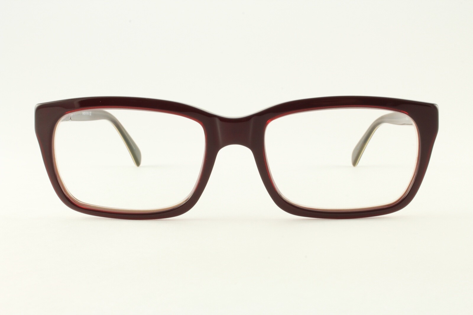 Rare Authentic Chanel 3022 c.591 Red/Olive 53mm Glasses