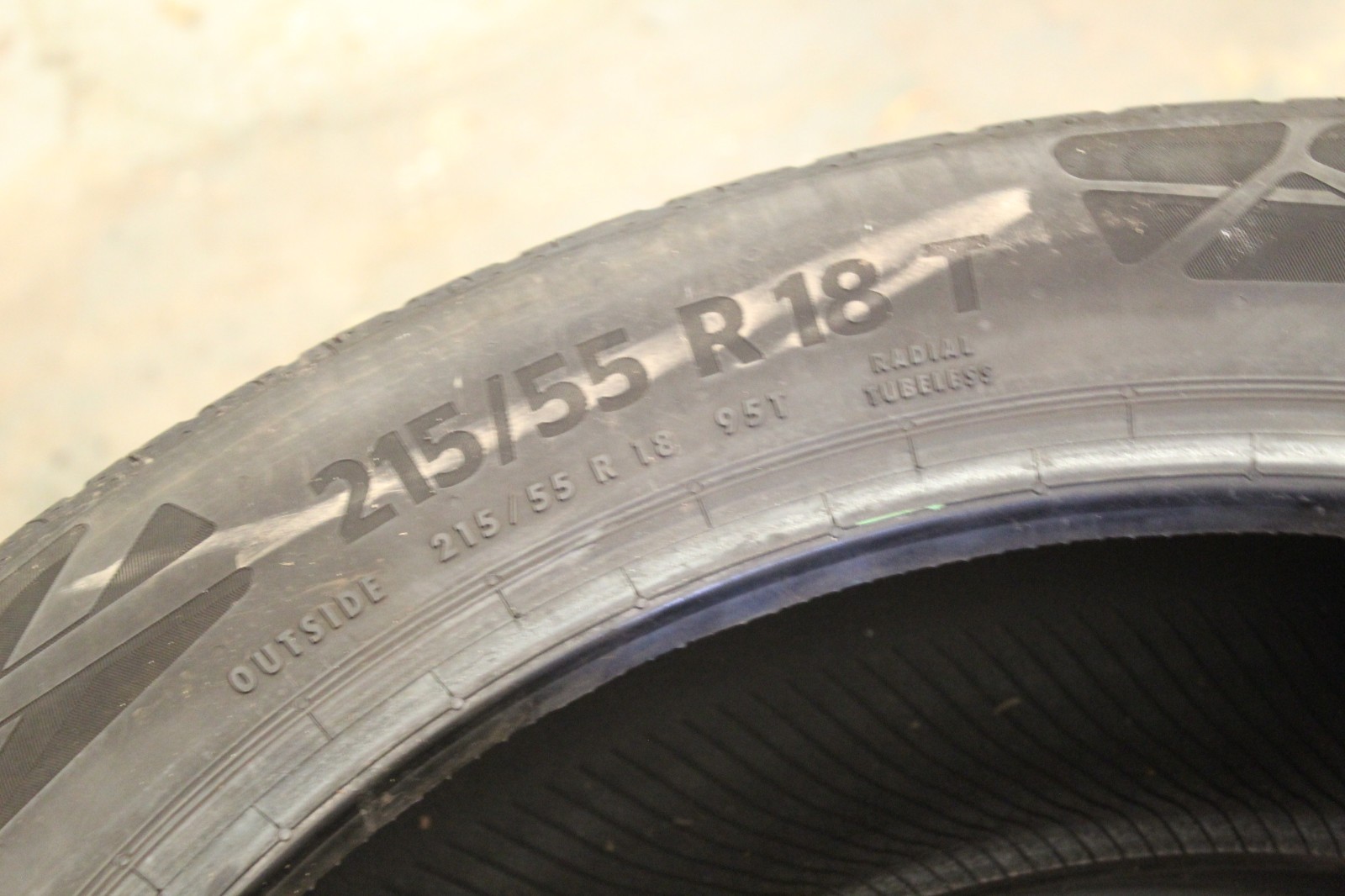 215 55 18 Continental, Eco Contact 6, 95T, x2 A Pair 5.8mm (F1_tyres) X135