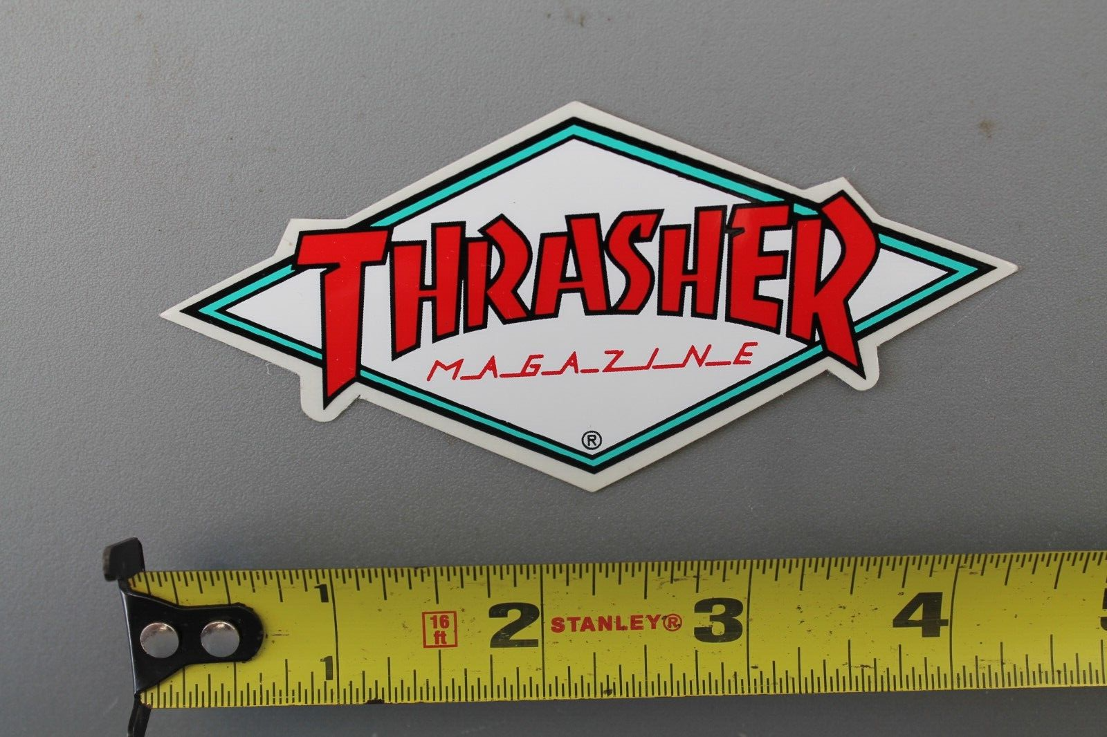 THRASHER Skateboard Magazine Red White OG 90's GB4 Vintage
