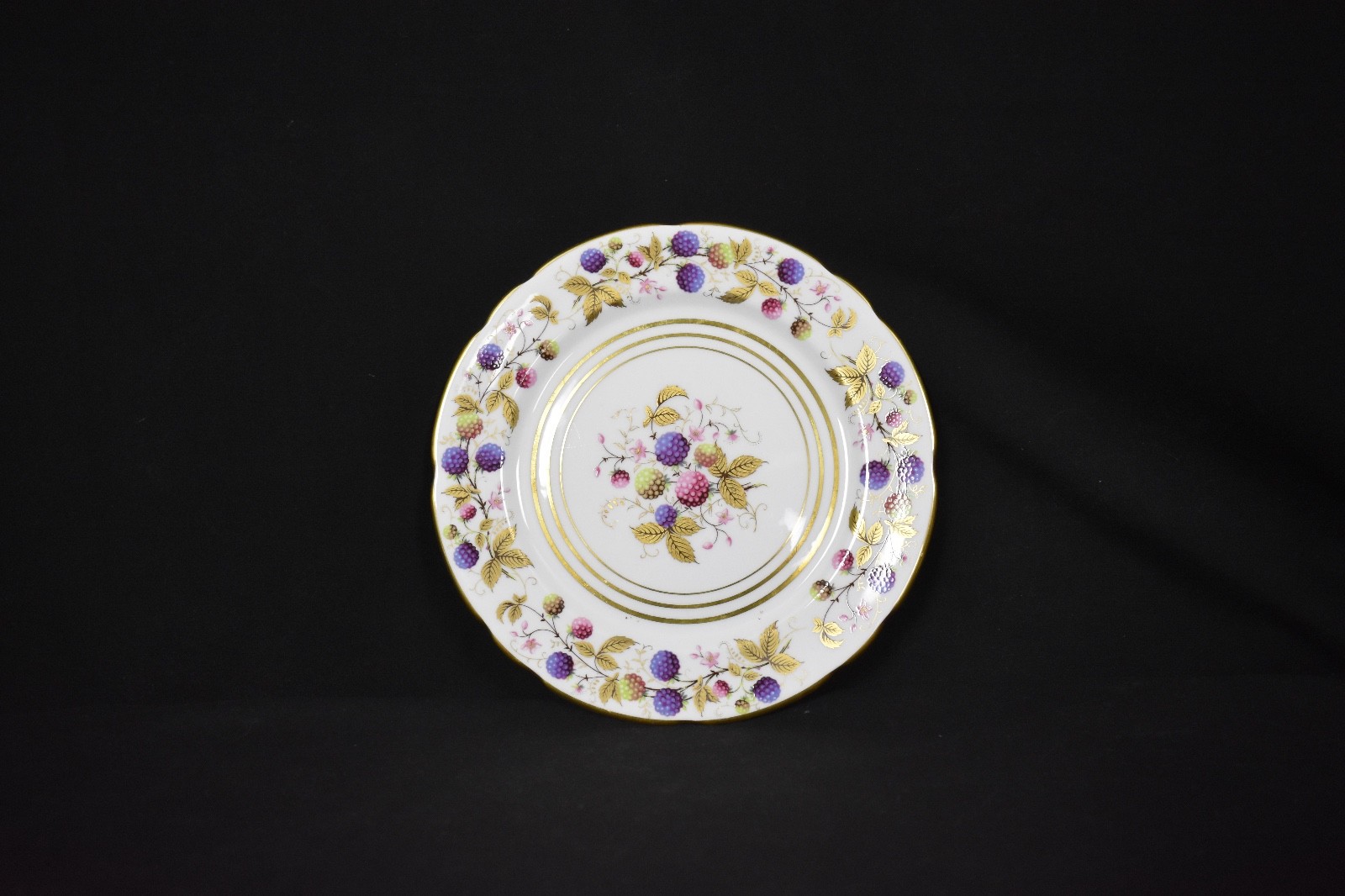 Vintage Royal Stafford Golden Bramble Dessert Plate