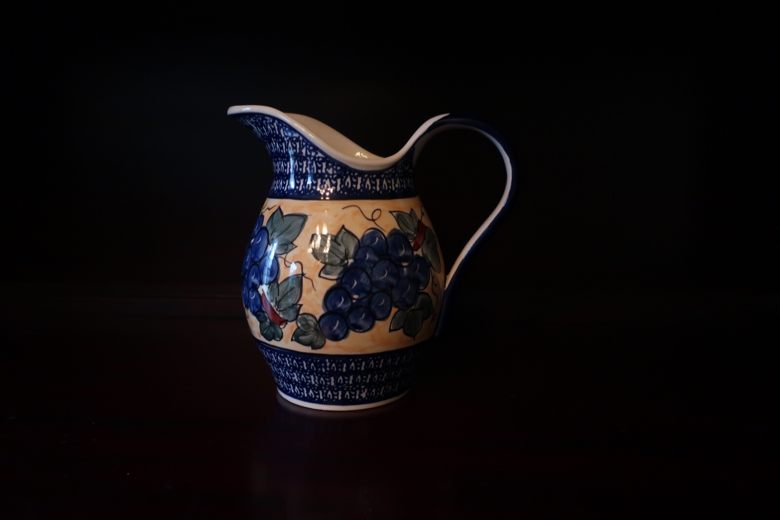 Polish Pottery Stoneware Grapes