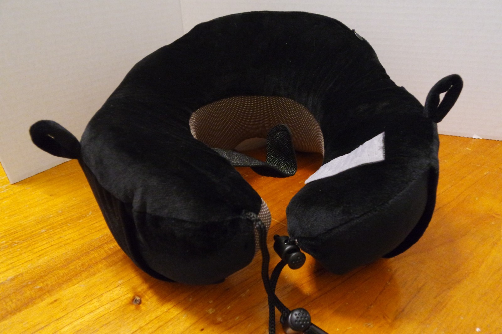 OZBlue Ergonomic Plush Travel Pillow with Washable Cover